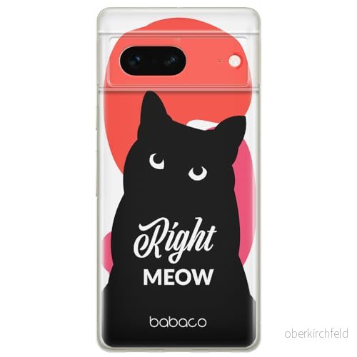 ERT GROUP mobiltelefonfodral för Google PIXEL 7 originalt och officiellt licensierat Babaco mönster Cats 004 optimalt anpassad till formen på mobiltelefonen, fodral tillverkad av TPU plast 5905795149741