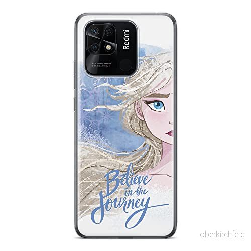 ERT GROUP mobiltelefonfodral för Xiaomi REDMI 10C originalt och officiellt licensierat Disney mönster Elsa 015 optimalt anpassad till formen på mobiltelefonen, fodral tillverkad av TPU plast 5905511536930