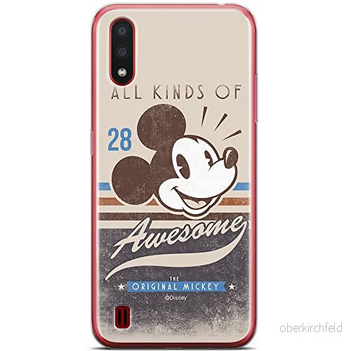 ERT GROUP mobiltelefonfodral för Samsung A01 originalt och officiellt licensierat Disney mönster Mickey 009 optimalt anpassad till formen på mobiltelefonen, fodral tillverkad av TPU plast 5904805424618