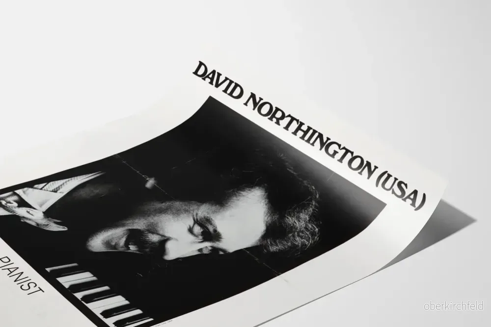 Vintageposter av David Northington - Amerikansk pianist - Bild 3
