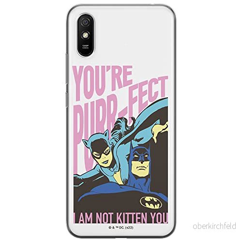 ERT GROUP mobiltelefonfodral för Xiaomi REDMI 9A originalt och officiellt licensierat DC mönster Batman 067 optimalt anpassad till formen på mobiltelefonen, fodral tillverkad av TPU plast 5905131519436