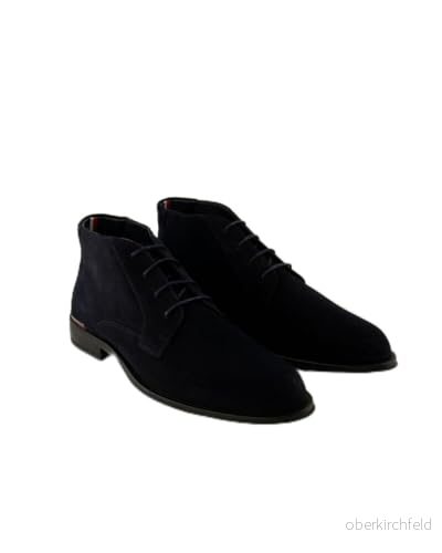 Tommy Hilfiger herr CORE RWB Suede L Boot (FM0FM04805) låg, Blå (ökenhimmel), 9 UK, ökenhimmel, 43 EU 8720645466529