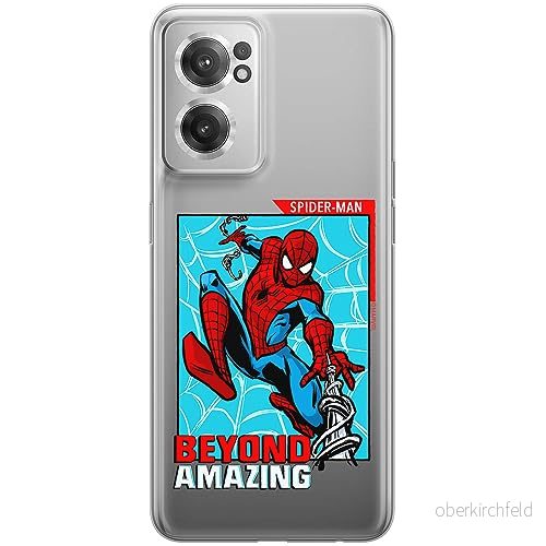 ERT GROUP mobiltelefonfodral för OnePlus NORD CE 2 originalt och officiellt licensierat Marvel mönster Spider Man 041 optimalt anpassad till formen på mobiltelefonen, gedeeltelijk transparant 5905795016821