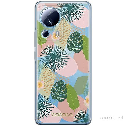 ERT GROUP mobiltelefonfodral för Xiaomi 13 LITE/CIVI 2 originalt och officiellt licensierat Babaco mönster Plants 012 optimalt anpassad till formen på mobiltelefonen, gedeeltelijk transparant 5905511922689