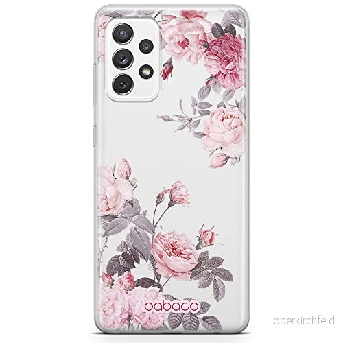 ERT GROUP mobiltelefonfodral för Samsung A52 5G / LTE 4G A52S originalt och officiellt licensierat Babaco mönster Flowers 055 anpassad till formen på mobiltelefonen, gedeeltelijk transparant 5905131357281