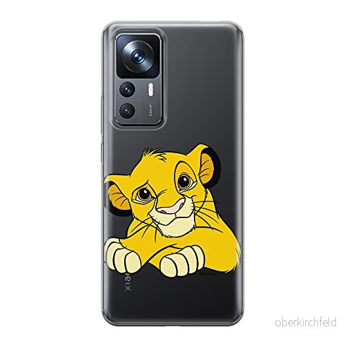 ERT GROUP mobiltelefonfodral för Xiaomi 12T/12T pro/K50 Ultra originalt och officiellt licensierat Disney mönster Simba & Friends 009 anpassad till formen på mobiltelefonen, gedeeltelijk transparant 5905511582784