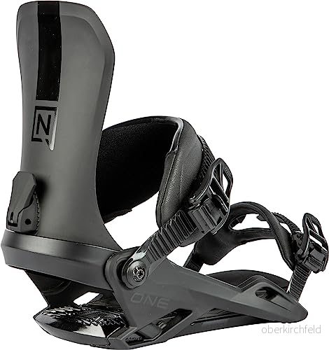 Nitro Män One Snowboard allt terrängbindning snowboardbindning, ultra svart, M 7630221874048