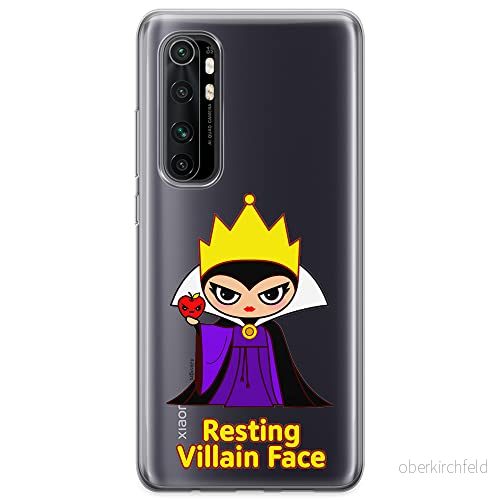 ERT GROUP mobiltelefonfodral för Xiaomi MI NOTE 10 Lite originalt och officiellt licensierat Disney mönster The Evil Queen 002 optimalt anpassad till formen på mobiltelefonen, gedeeltelijk transparant 5905131497987