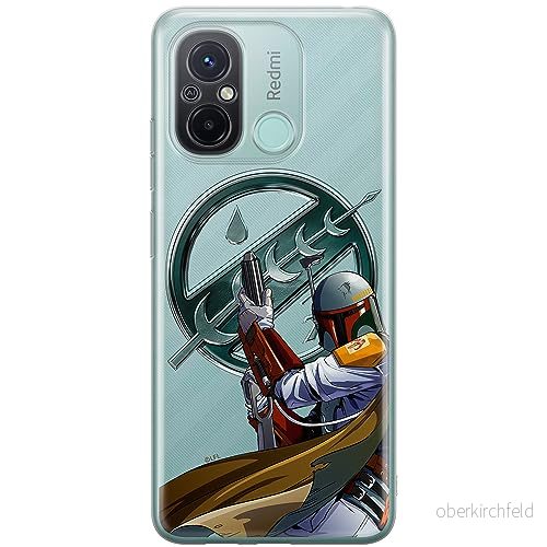 ERT GROUP mobiltelefonfodral för Xiaomi REDMI 12C/ 11A originalt och officiellt licensierat Star Wars mönster Boba Fett 002 anpassad till formen på mobiltelefonen, gedeeltelijk transparant 5905511841683