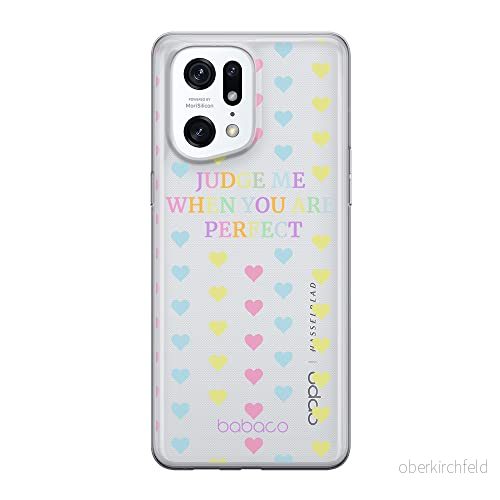 ERT GROUP mobiltelefonfodral för Oppo FIND X5 PRO originalt och officiellt licensierat Babaco mönster Judge me 001 optimalt anpassad till formen på mobiltelefonen, gedeeltelijk transparant 5905511410612