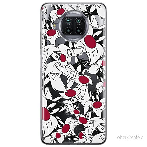 ERT GROUP mobiltelefonfodral för Xiaomi REDMI NOTE 9T originalt och officiellt licensierat Looney Tunes mönster Sylvester 004 optimalt anpassad till formen på mobiltelefonen, gedeeltelijk transparant 5904805650239