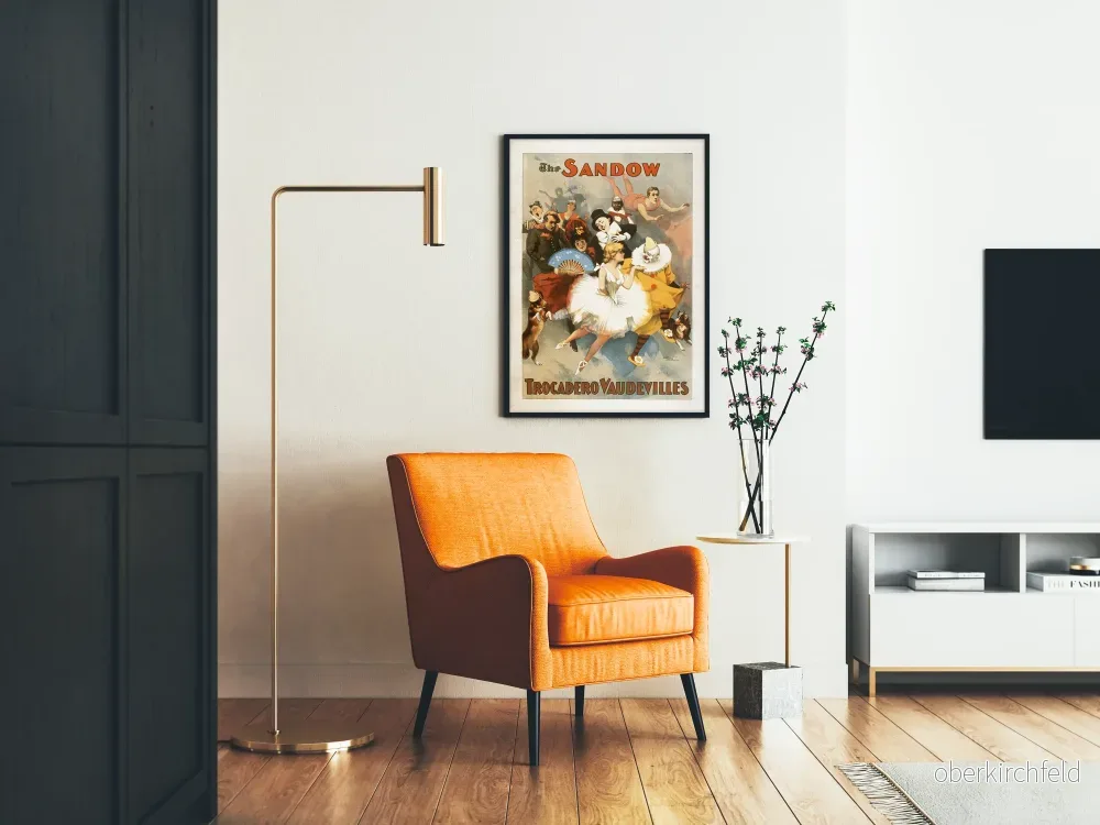 Vintageposter Trocadero Vaudevilles - The Sandow - Bild 2