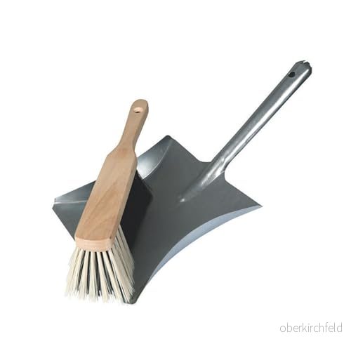 Toolland sopborste, spade av metall, handborste, mjuka borst, hängande ögla 5410329640842