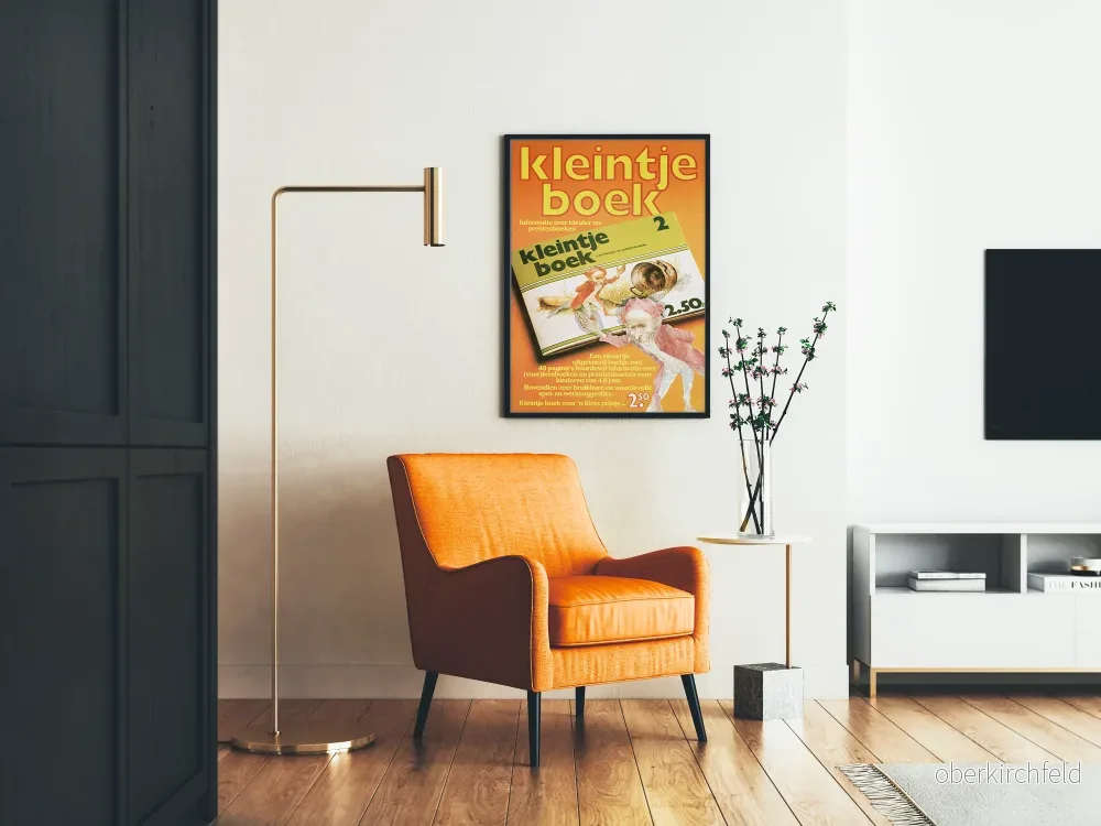 Vintageposter kleintje boek 2 - Väggdekoration för barn och böcker - Bild 2