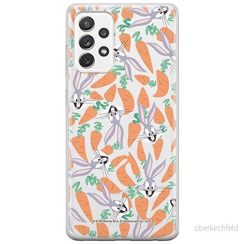 ERT GROUP mobiltelefonfodral för Samsung A53 5G originalt och officiellt licensierat Looney Tunes mönster Bugs 017 optimalt anpassad till formen på mobiltelefonen, gedeeltelijk transparant 5905795080617