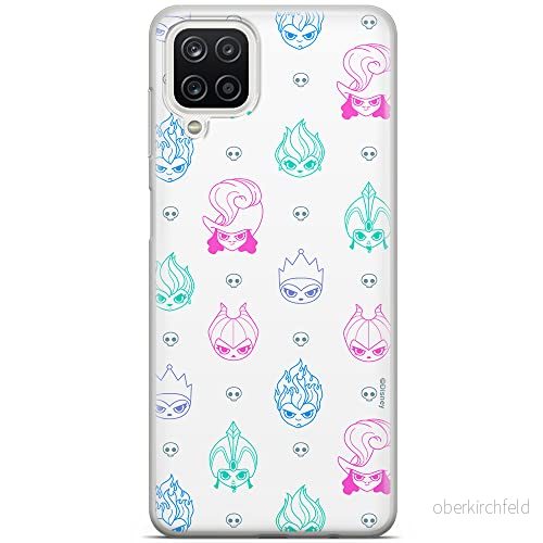 ERT GROUP mobiltelefonfodral för Samsung A12 / M12 F12 originalt och officiellt licensierat Disney mönster Villains 006 anpassad till formen på mobiltelefonen, fodral tillverkad av TPU plast 5905131383105
