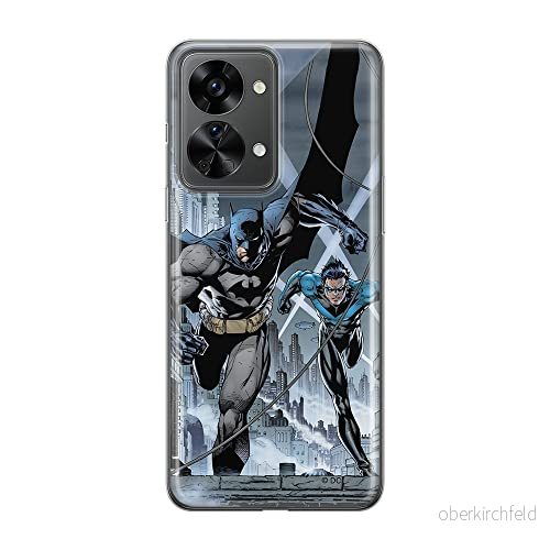ERT GROUP mobiltelefonfodral för Oneplus NORD 2T 5G originalt och officiellt licensierat DC mönster Batman 007 optimalt anpassad till formen på mobiltelefonen, fodral tillverkad av TPU plast 5905511279356