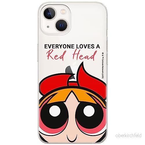 ERT GROUP mobiltelefonfodral för Iphone 13 originalt och officiellt licensierat The Powerpuff Girls mönster 011 anpassad till formen på mobiltelefonen, gedeeltelijk transparant 5905511961053