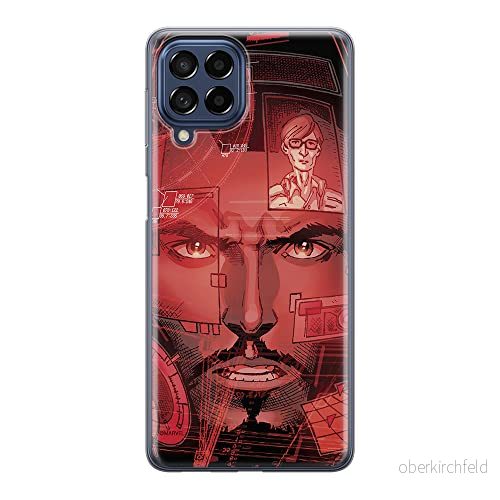 ERT GROUP mobiltelefonfodral för Samsung M33 5G originalt och officiellt licensierat Marvel mönster Iron Man 016 optimalt anpassad till formen på mobiltelefonen, fodral tillverkad av TPU plast 5905511341275