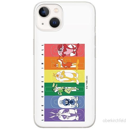 ERT GROUP mobiltelefonfodral för Iphone 13 MINI originalt och officiellt licensierat Looney Tunes mönster 014 optimalt anpassad till formen på mobiltelefonen, fodral tillverkad av TPU plast 5905511998011