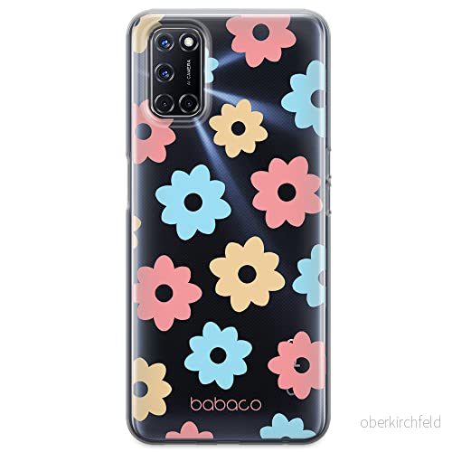 ERT GROUP mobiltelefonfodral för Oppo A92/ A72/ A52 originalt och officiellt licensierat Babaco mönster Flowers 011 optimalt anpassad till formen på mobiltelefonen, gedeeltelijk transparant 5903932590623
