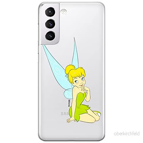 ERT GROUP mobiltelefonfodral för Samsung S21 originalt och officiellt licensierat Disney mönster Tinker Bell 005 optimalt anpassad till formen på mobiltelefonen, gedeeltelijk transparant 5905131133175