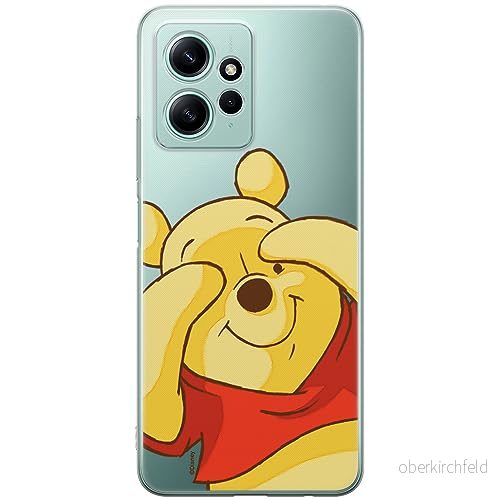 ERT GROUP mobiltelefonfodral för Xiaomi REDMI NOTE 12 4G originalt och officiellt licensierat Disney mönster Winnie the Pooh & Friends 033, gedeeltelijk transparant 5905511942236