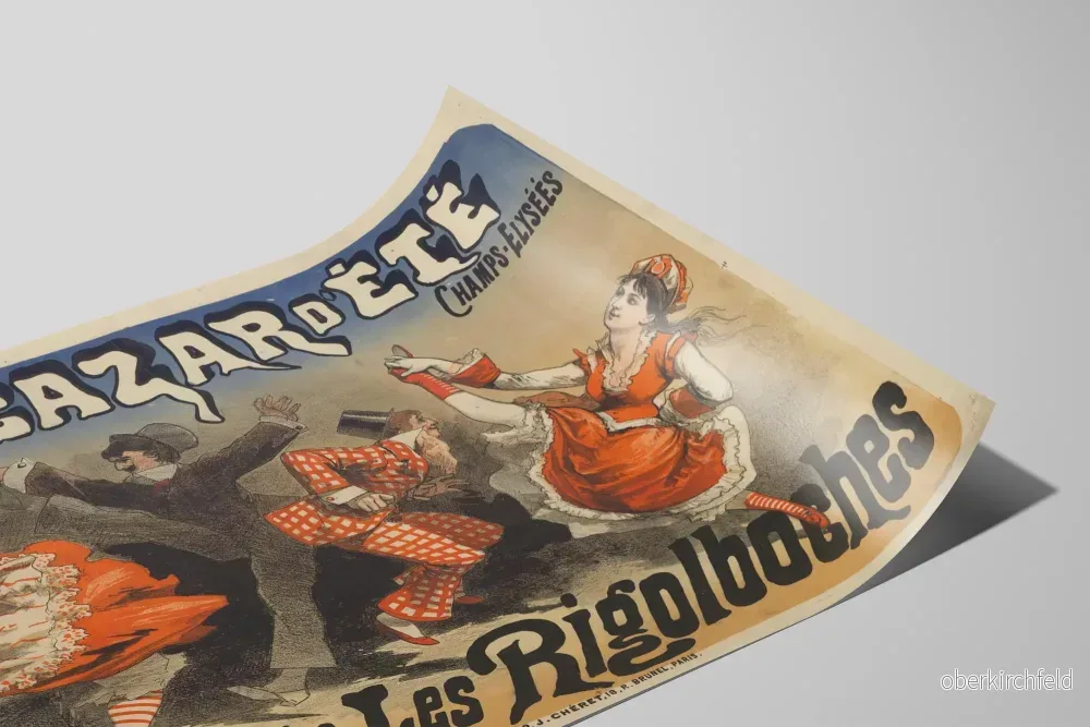 Vintageposter av Alcazar d'Été Les Rigolboches - Bild 2