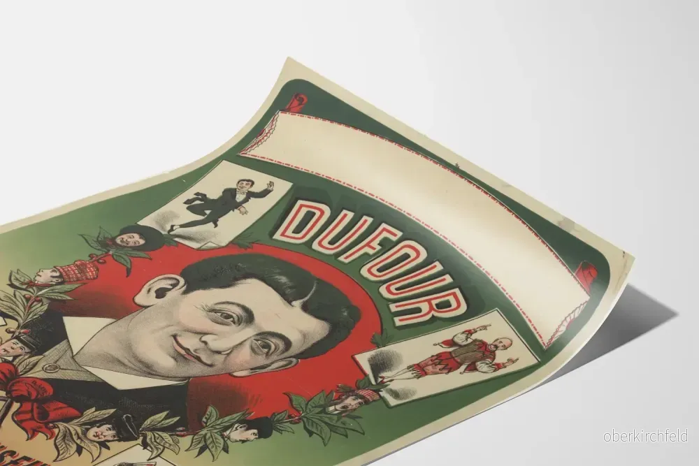 Vintageposter Dufour Comique Danseur för väggdekoration - Bild 3