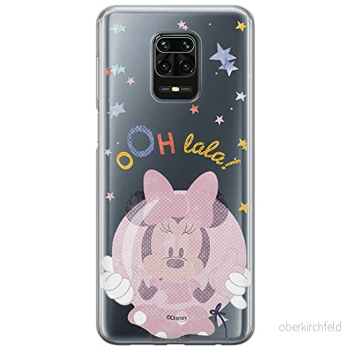 ERT GROUP mobiltelefonfodral för Xiaomi REDMI NOTE 9 PRO/ 9S originalt och officiellt licensierat Disney mönster Minnie 046 optimalt anpassad till formen på mobiltelefonen, gedeeltelijk transparant 5903040312735