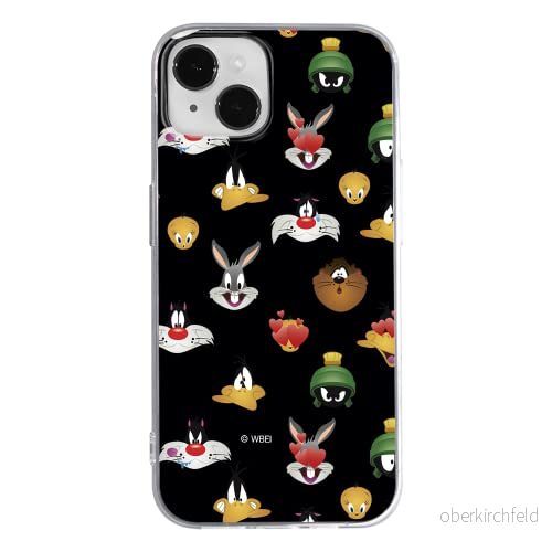 ERT GROUP mobiltelefonfodral för Apple Iphone 14 originalt och officiellt licensierat Looney Tunes mönster 007 anpassad till formen på mobiltelefonen, fodral tillverkad av TPU plast 5905131879127
