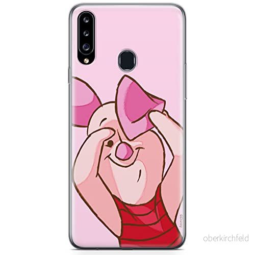 ERT GROUP mobiltelefonfodral för Samsung A20S originalt och officiellt licensierat Disney mönster Winnie the Pooh and friends 034 anpassad till formen på mobiltelefonen, fodral tillverkad av TPU plast 5903537208206