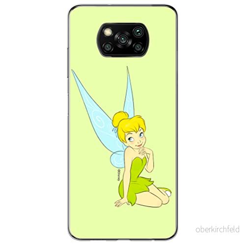 ERT GROUP mobiltelefonfodral för Xiaomi POCOPHONE X3 originalt och officiellt licensierat Disney mönster Tinker Bell 005 optimalt anpassad till formen på mobiltelefonen, fodral tillverkad av TPU plast 5905131135513