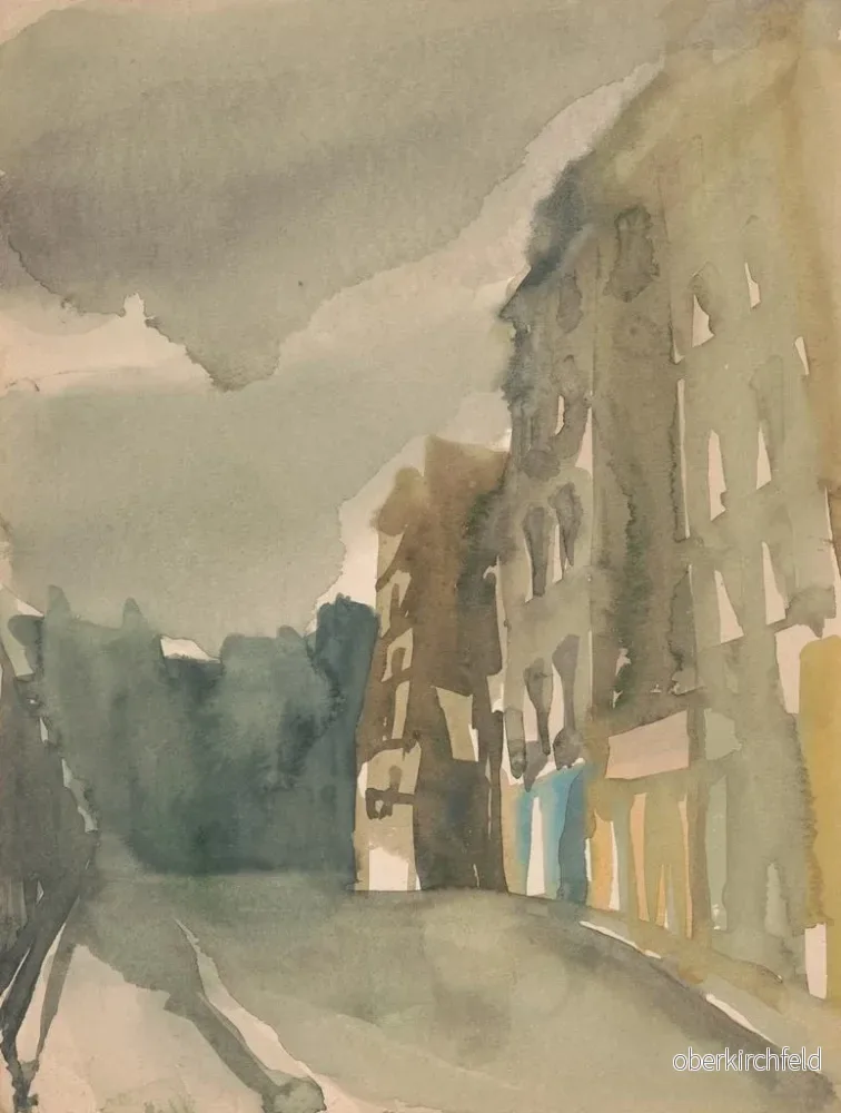Målning Studie, rue Saint - Julien - le - Pauvre, Paris 5e - Victor Alfred Lundy - Bild 2
