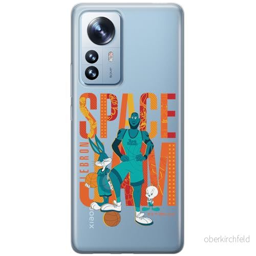 ERT GROUP mobiltelefonfodral för Xiaomi 12 PRO originalt och officiellt licensierat Looney Tunes mönster Space Jam 002 anpassad till formen på mobiltelefonen, fodral tillverkad av TPU plast 5905511531386