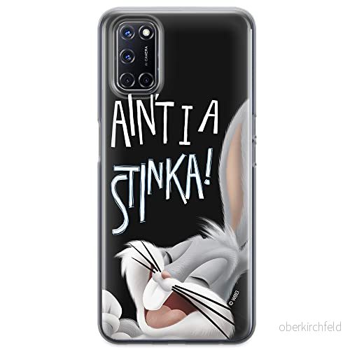 ERT GROUP mobiltelefonfodral för Oppo A92/ A72/ A52 originalt och officiellt licensierat Looney Tunes mönster Bugs 003 optimalt anpassad till formen på mobiltelefonen, fodral tillverkad av TPU plast 5903040210727