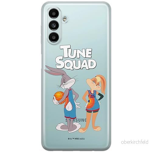 ERT GROUP mobiltelefonfodral för Samsung A13 5G/ A04s originalt och officiellt licensierat Looney Tunes mönster Space Jam 022 anpassad till formen på mobiltelefonen, gedeeltelijk transparant 5905511063320