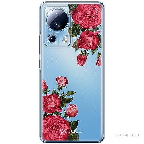 ERT GROUP mobiltelefonfodral för Xiaomi 13 LITE/CIVI 2 originalt och officiellt licensierat Babaco mönster Flowers 007 optimalt anpassad till formen på mobiltelefonen, gedeeltelijk transparant 5905511918866