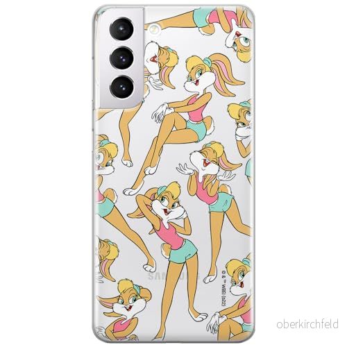 ERT GROUP mobiltelefonfodral för Samsung S21 originalt och officiellt licensierat Looney Tunes mönster Lola 003 optimalt anpassad till formen på mobiltelefonen, gedeeltelijk transparant 5905511639518
