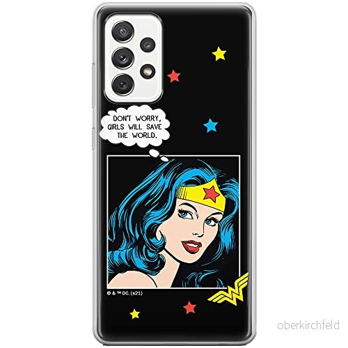 ERT GROUP mobiltelefonfodral för Samsung A53 5G originalt och officiellt licensierat DC mönster Wonder Woman 028 optimalt anpassad till formen på mobiltelefonen, fodral tillverkad av TPU plast 5904805337086