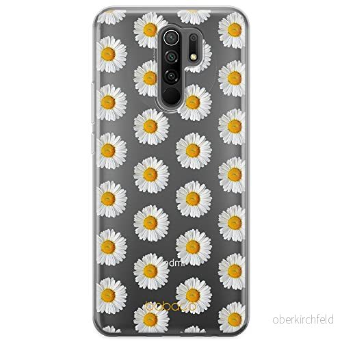 ERT GROUP mobiltelefonfodral för Xiaomi REDMI 9 originalt och officiellt licensierat Babaco mönster Flowers 009 optimalt anpassad till formen på mobiltelefonen, gedeeltelijk transparant 5903537935027