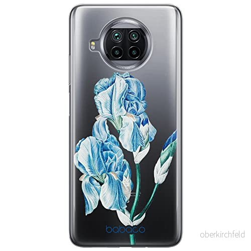 ERT GROUP mobiltelefonfodral för Xiaomi MI 10T LITE/REDMI NOTE 9 PRO 5G originalt och officiellt licensierat Babaco mönster Flowers 025, gedeeltelijk transparant 5905131255433