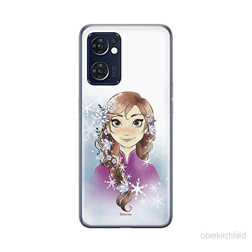 ERT GROUP mobiltelefonfodral för Oppo RENO 7 5G originalt och officiellt licensierat Disney mönster Anna 001 optimalt anpassad till formen på mobiltelefonen, fodral tillverkad av TPU plast 5905511307165