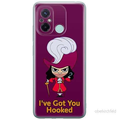 ERT GROUP mobiltelefonfodral för Xiaomi REDMI 12C/ 11A originalt och officiellt licensierat Disney mönster James Hook 001 anpassad till formen på mobiltelefonen, fodral tillverkad av TPU plast 5905511849177