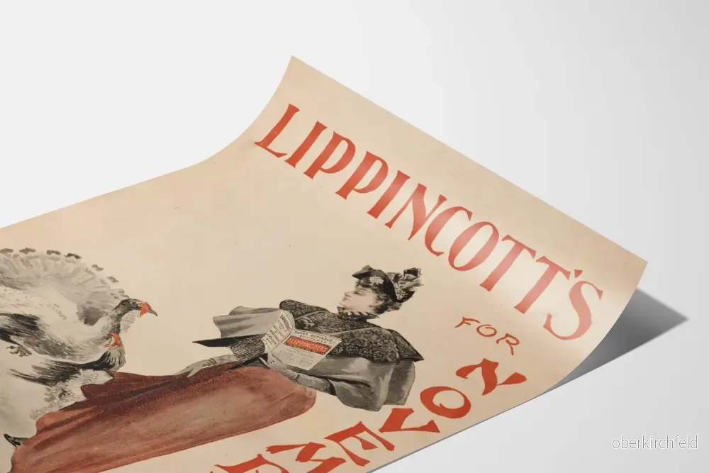 Vintageposter Lippincott's för november - Bild 3