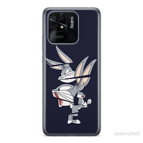ERT GROUP mobiltelefonfodral för Xiaomi REDMI 10C originalt och officiellt licensierat Looney Tunes mönster Bugs 008 optimalt anpassad till formen på mobiltelefonen, fodral tillverkad av TPU plast 5905511544744