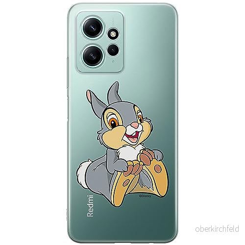 ERT GROUP mobiltelefonfodral för Xiaomi REDMI NOTE 12 4G originalt och officiellt licensierat Disney mönster Thumper 002 optimalt anpassad till formen på mobiltelefonen, gedeeltelijk transparant 5905511945787