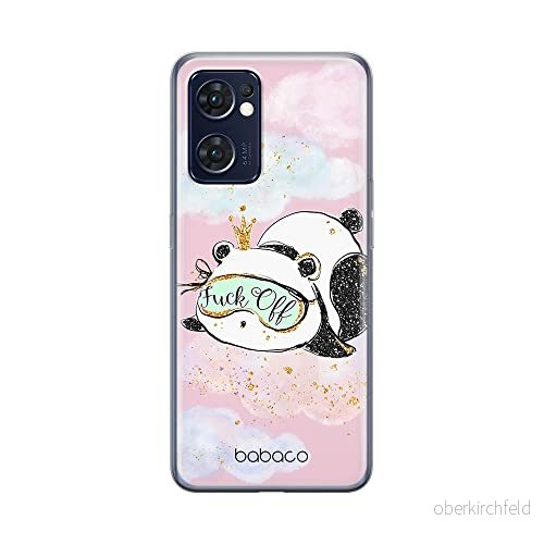 ERT GROUP mobiltelefonfodral för Oppo RENO 7 5G originalt och officiellt licensierat Babaco mönster Panda 001 optimalt anpassad till formen på mobiltelefonen, fodral tillverkad av TPU plast 5905511315825