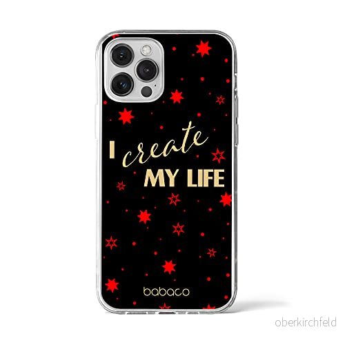 ERT GROUP mobiltelefonfodral för Apple Iphone 12 PRO MAX originalt och officiellt licensierat Babaco mönster Positive vibes 006, fodral tillverkad av TPU plast 5903932966022