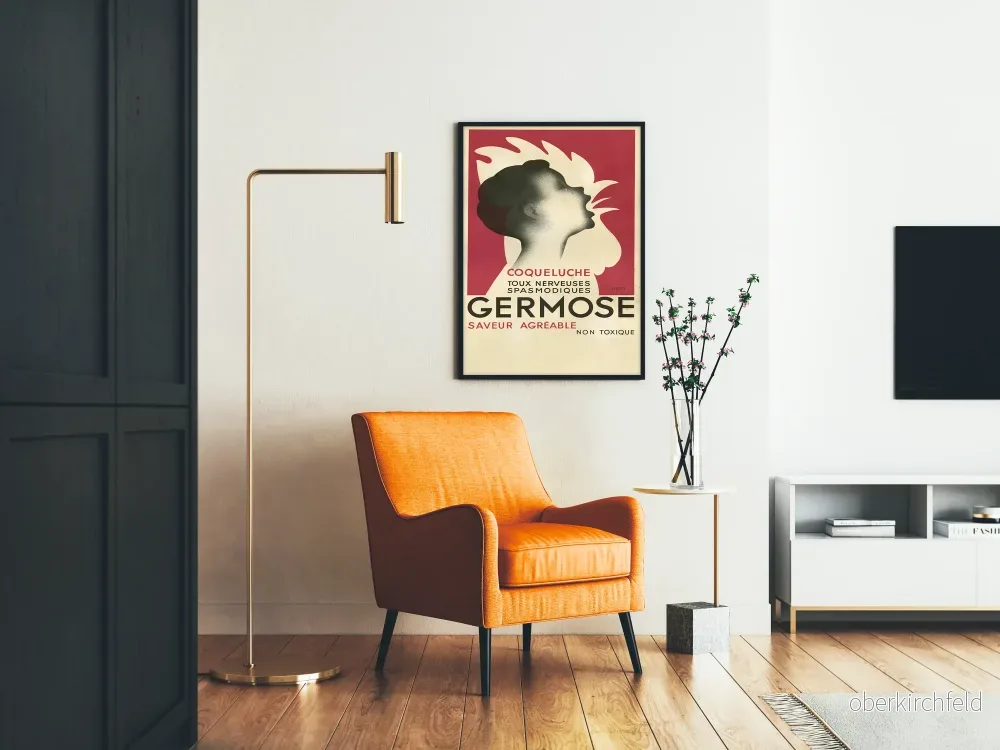 Vintage affisch Germose - Retro väggdekoration för hälsa - Bild 2
